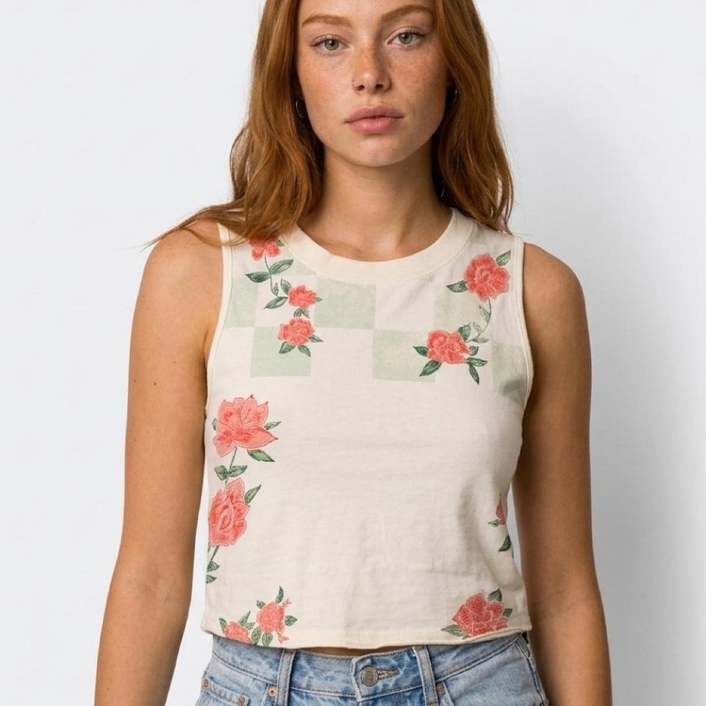 $58 retail NWT We The Free floral tank top Size S